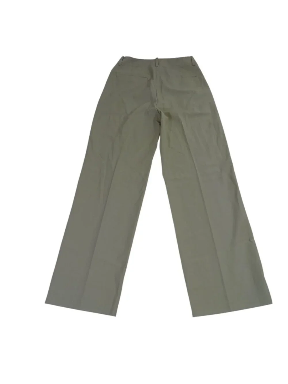 Banana Republic Women Wool Blend Wide Leg Pants Tan Size 4 Flat Front Pockets - Picture 4 of 12
